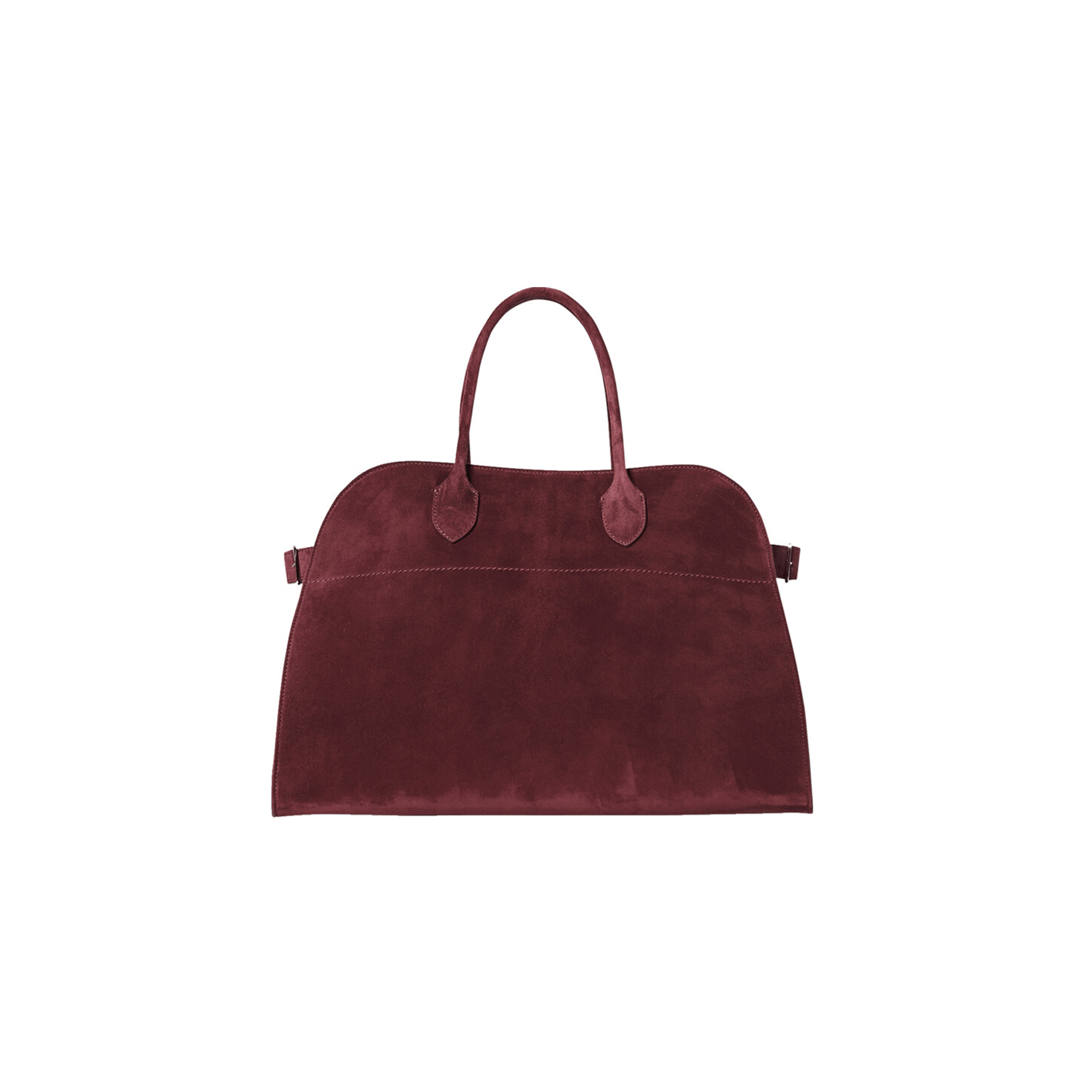 T*e R*w  margaux 15 top-handle bag in suede w1255l25prtp (38*28*23cm)